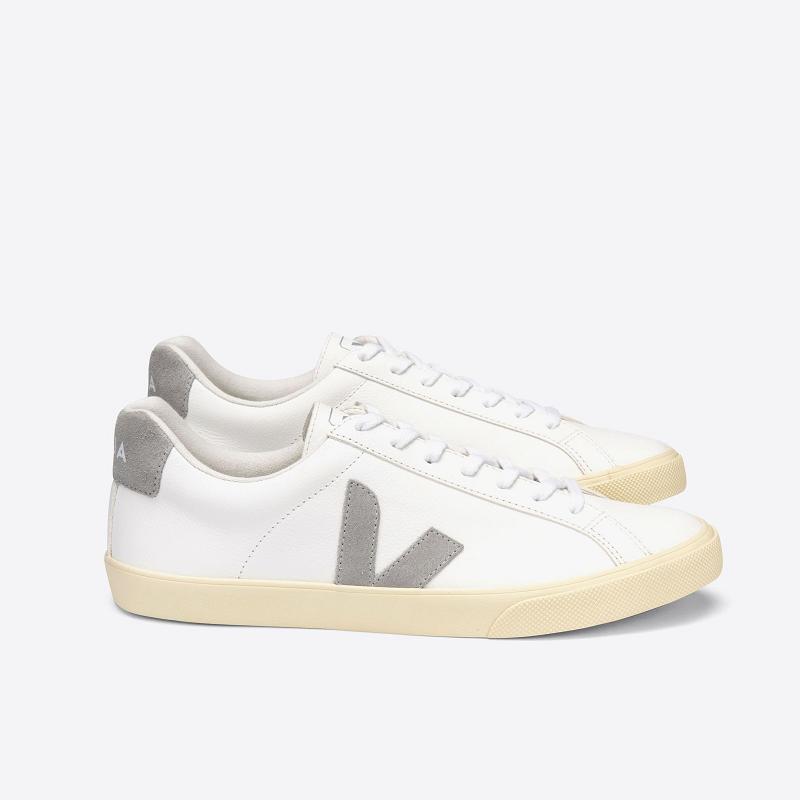 Zapatillas Veja Hombre España - Esplar Tenis Blancas Gris ES4866500